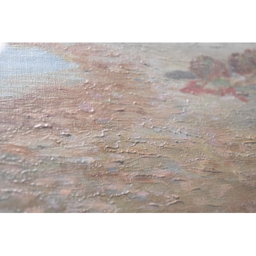 2 - Walter Danks (British, 19th Century) Original Oil on Canvass of Coastal Scene in Glass and Gilt Fram... 