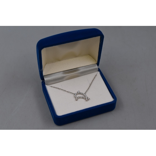 77 - Silver 925 Dolphin Necklace Complete with Presentation Box