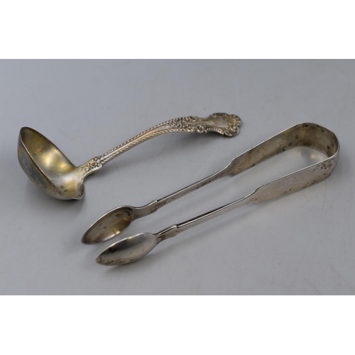 31 - Two Hallmarked Silver Items. Includes A Pair of Hallmarked Victorian Thomas Sewell I Newcastle Silve... 