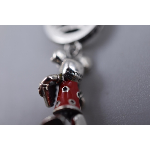 46 - Pandora Disney Minnie mouse dangle charm , boxed.