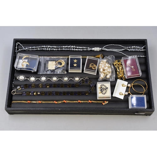 73 - Selection of Jewellery Items Including Earrings, Necklaces, Bracelets and Brooches