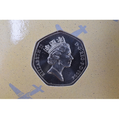 154 - Royal Mint D Day Landings Commemorative 50p Coin