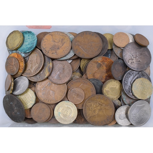 155 - Mixed Selection of Unsorted Coinage (837 grams)