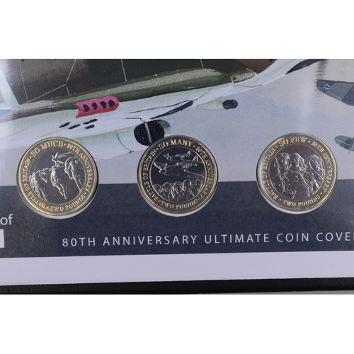 157 - Westminster Battle of Britain 80th Anniversary £2 Coin Cover in Case with Certificate of Authe... 