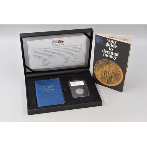 162 - Limited Edition 50th Anniversary Decimal Coin Set complete with Case