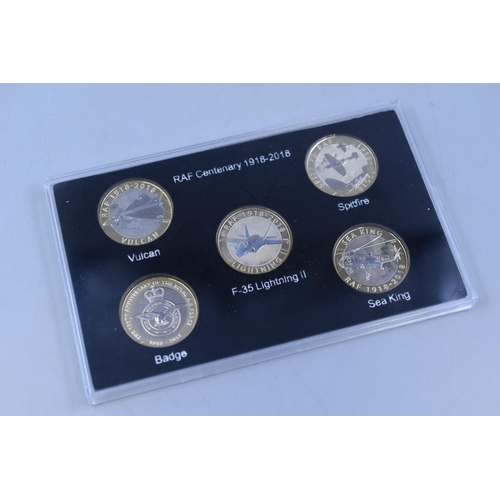 164 - RAF Centenary 1918-2018 £2 Coin Collection