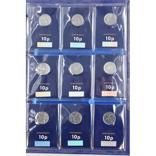 168 - Change Checker Complete 10p Alphabet Coin Set Complete with Case