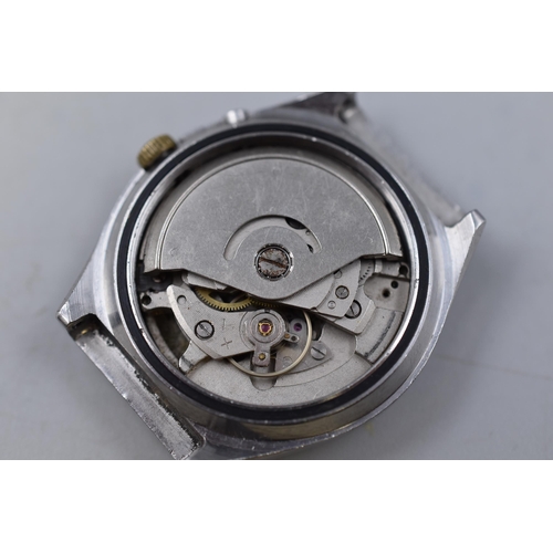 95 - A Ricoh 21 Jewels Automatic Day/Date Watch Head, Working