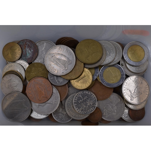 169 - A Selection of Assorted Mostly European Coinage, Approx 550g