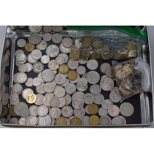 171 - Mixed Selection of Coinage including approx 100 Three Pence Coins (1.5kg)