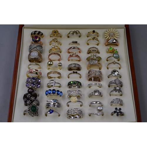 178 - A Selection of Fifty Designer Rings, In Presentation Box