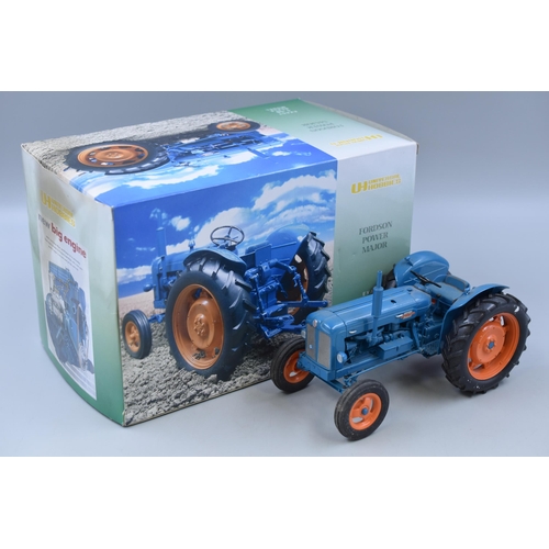 186 - A Universal Hobbies Fordson Power Major Model Tractor (1:16 Scale)