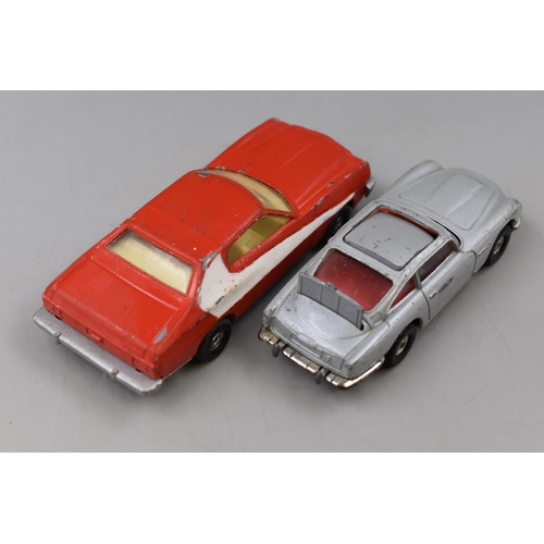 190 - Two Vintage Iconic Playworn Corgi Vehicles to include Starsky and Hutch Gran Torino and 007 Aston ma... 