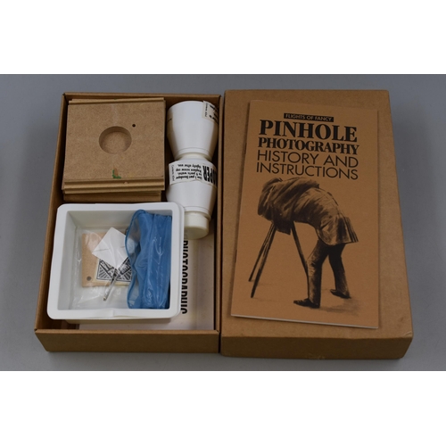 388 - A Flights of Fancy Pinhole Photography Kit. Appears Complete, Chemicals Expired