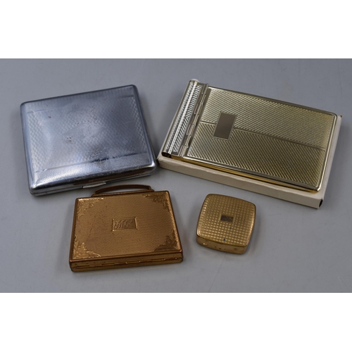 224 - Mid Century Compact, Cigarette Case, Ashtray and a Modern Notebook