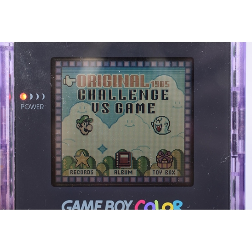 200 - Game Boy Color (CGM-001) with Super Mario Bros Deluxe Game (Working)