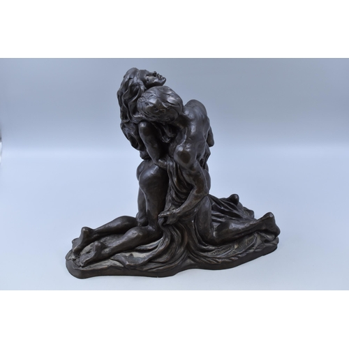 232 - A Ronald Cameron Limited Edition (1320/5000) Cold Cast Bronzed Statue Depicting Two Lovers, Approx 3... 