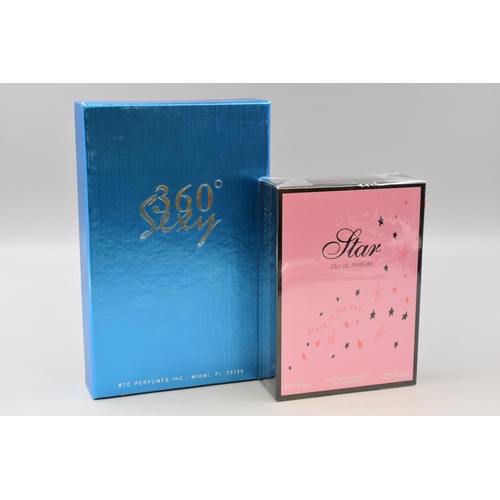 238 - Two Brand New Boxed His and Hers Fragrances to include a Mens 100ml 360 Sexy Aftershave and Deodoran... 