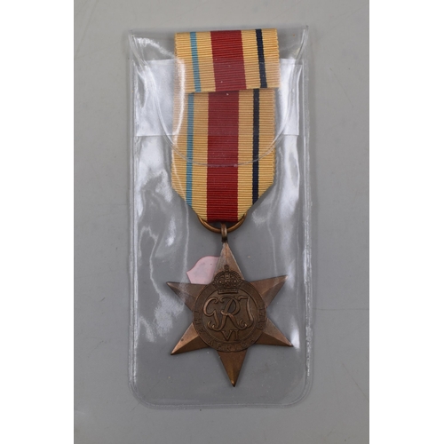 258 - George VI WWII Africa Star Medal Complete with Ribbon