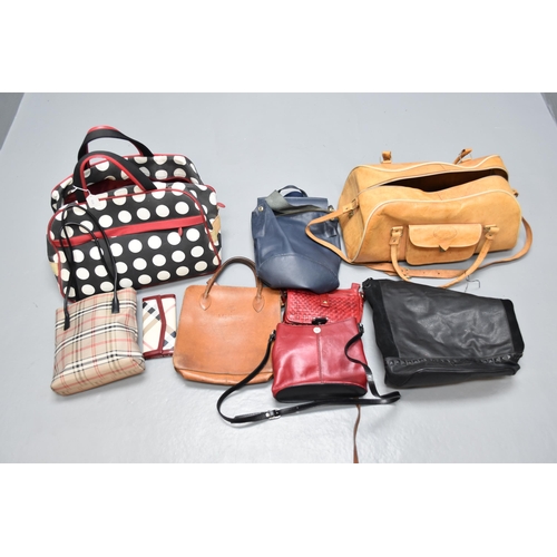 674 - A Selection of Ladies Designer Bags To Include Mulberry, Vera Pelle, Christan Dior, And More, AF