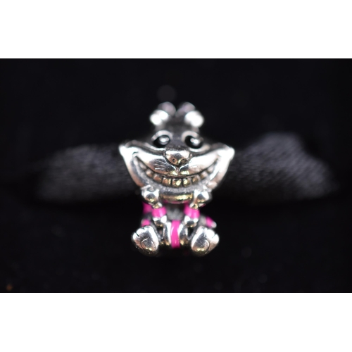 31 - Pandora Disney Cheshire Cat Moments Charm Complete with Presentation Box