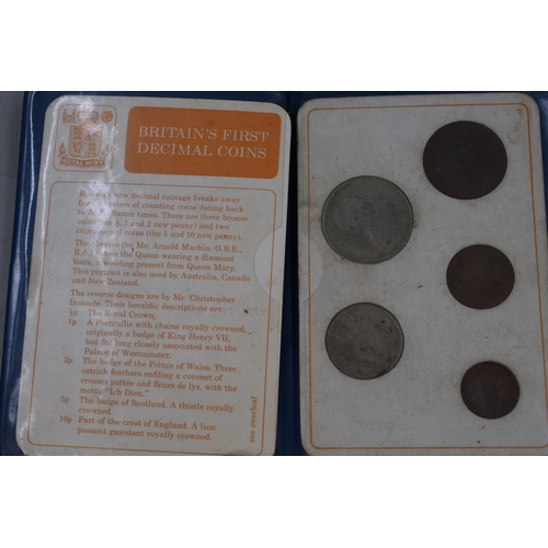 198 - Selection of Cased Crowns, Decimal Coin Set and More