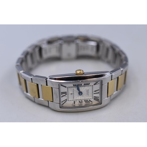 84 - A Dreyfuss & Co Swiss Two Tone Ladies Quartz Watch, No 0030