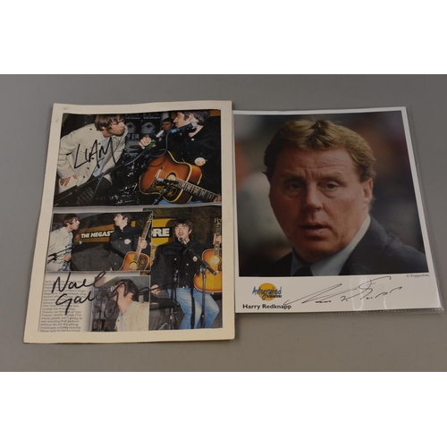 371 - Selection Of Ephemora to Include, Signed Harry Redknapp Photo 23 x 26 cm ( Certificate Of Authentici... 