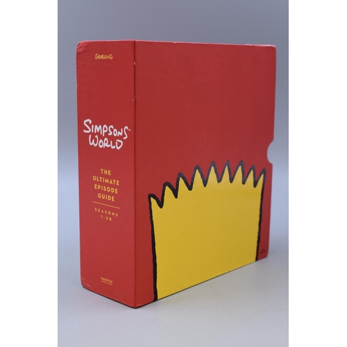 376 - GROENING Simpson's World The Ultimate Guide Season 1-20 Book