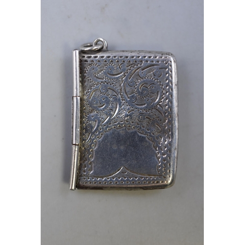 21 - Sterling Silver Stamp Holder