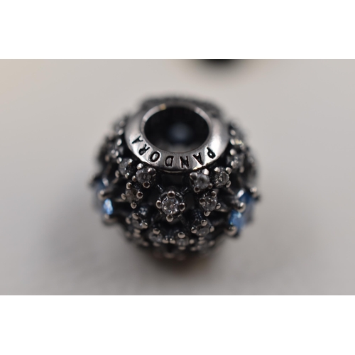 41 - A Pandora x Disney Cinderella's Wish 925. Silver and Cz Stoned Limited Edition Charm. With Gift Bag ... 