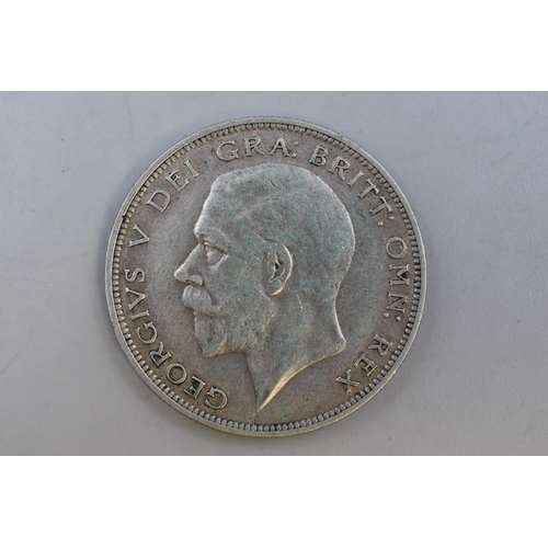 168 - George V 1931 Silver Half Crown