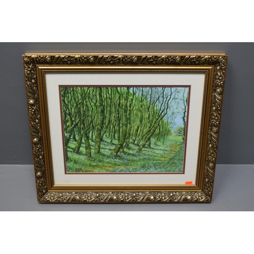 394 - Three Framed and Glazed Artpieces To Include Framed and Glazed Original Kevin Platt 'The Square, Haw... 