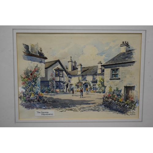 394 - Three Framed and Glazed Artpieces To Include Framed and Glazed Original Kevin Platt 'The Square, Haw... 