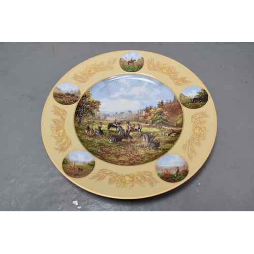 435 - A Set of Seven Boxed Christian Luckel Harvest Thanksgiving Collectors Plates, With Certificates of A... 