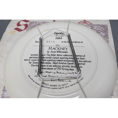 436 - A Set of Seven Boxed Spode 'The Noble Horse' Collectors Plates With Certificates of Authenticity