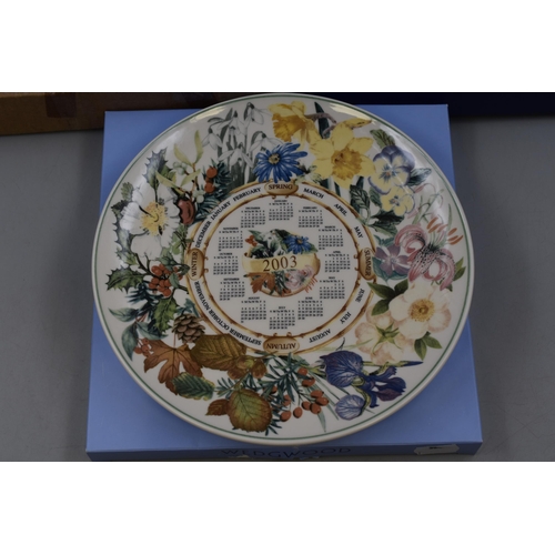 443 - Hilsen Fra Oslo Norwegian Handcrafted Plate with a Wedgwood Calendar Plate, and a Wood and Sons Comm... 