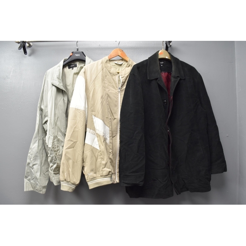 619 - Selection of 5 Jackets including two Marks & Spencers, Next and Gabicci (Sizes XL & XXL)