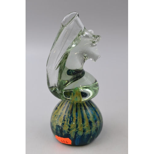 229 - Medina Glass Seahorse Paperweight (7