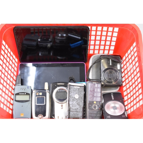 358 - Selection of Vintage Mobile Phones, Cameras and Tablets (Untested)