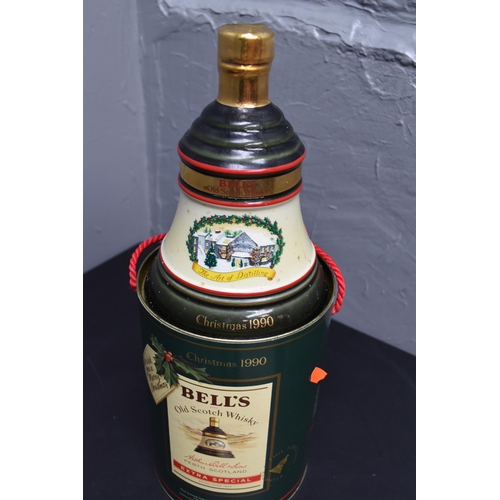 295 - Sealed Wade Christmas 1990 Bells Scotch Whisky (70cl) Decanter in Box