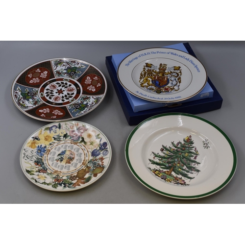 370 - Selection of Plates to include Three Military / RAF Collectors Plates some with Certification, Hilse... 