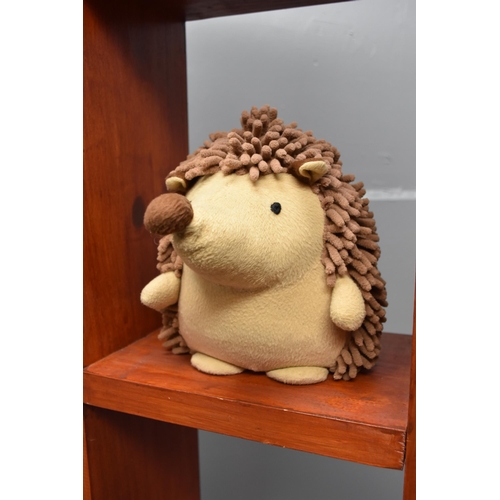 517 - A Selection of Household Items To Include Storage Shelf Unit (Approx 150cm Tall), Hedgehog Doorstop,... 