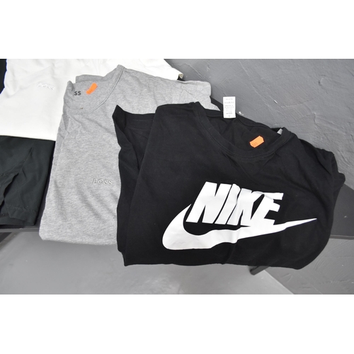 570 - Collection of Nice Clean Sports Wear to include Nike Shorts Nike T-Shirts, and Hugo Boss T-Shirts se... 