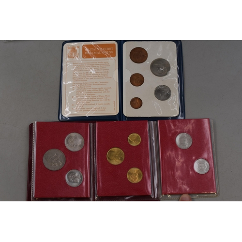 169A - Royal Mint United Kingdom 1994 Brilliant Uncirculated Coin Collection with two Cased Coin Sets