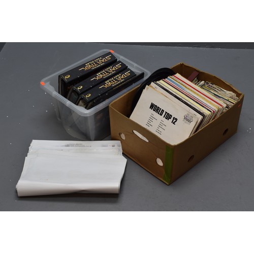 629 - Mixed Lot to Include A Large Selection of Vinyl (Singles, LPs, And 78s), Four Collectable The Offici... 