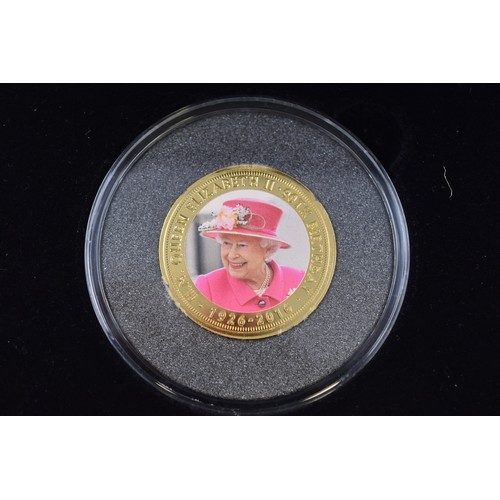 6 - Limited Edition (45) Sterling Silver 24 carat Gold Plated Queen Elizabeth II 90th Birthday Piedfort ... 