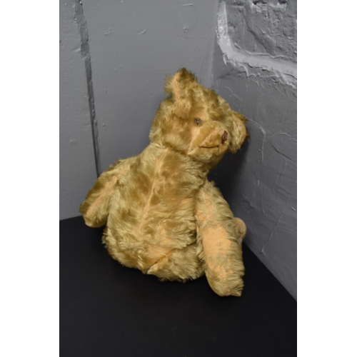 289 - A Vintage Mohair Childs Growler Teddy Bear. Age Related Damage, And Ex-Growler