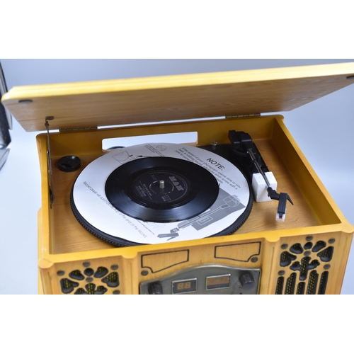 475 - Prolectrix Integrated System with Record Player, Tape/Cd and radio working when tested