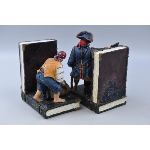 134 - Pair of Vintage Treasure Island Bookends